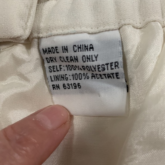 Loft fully lined Off white Suit good condition, career wear, Jacket has stains - Picture 8 of 12